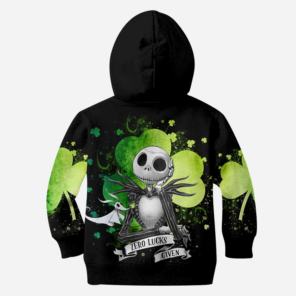 Zero Lucks Given - Personalized Patrick's Day Nightmare Hoodie and Leggings