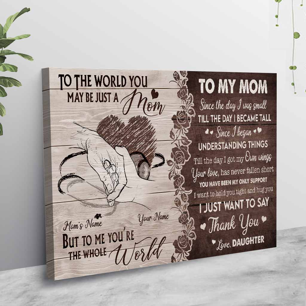 To My Mom - Personalized Mother's Day Nurse Poster