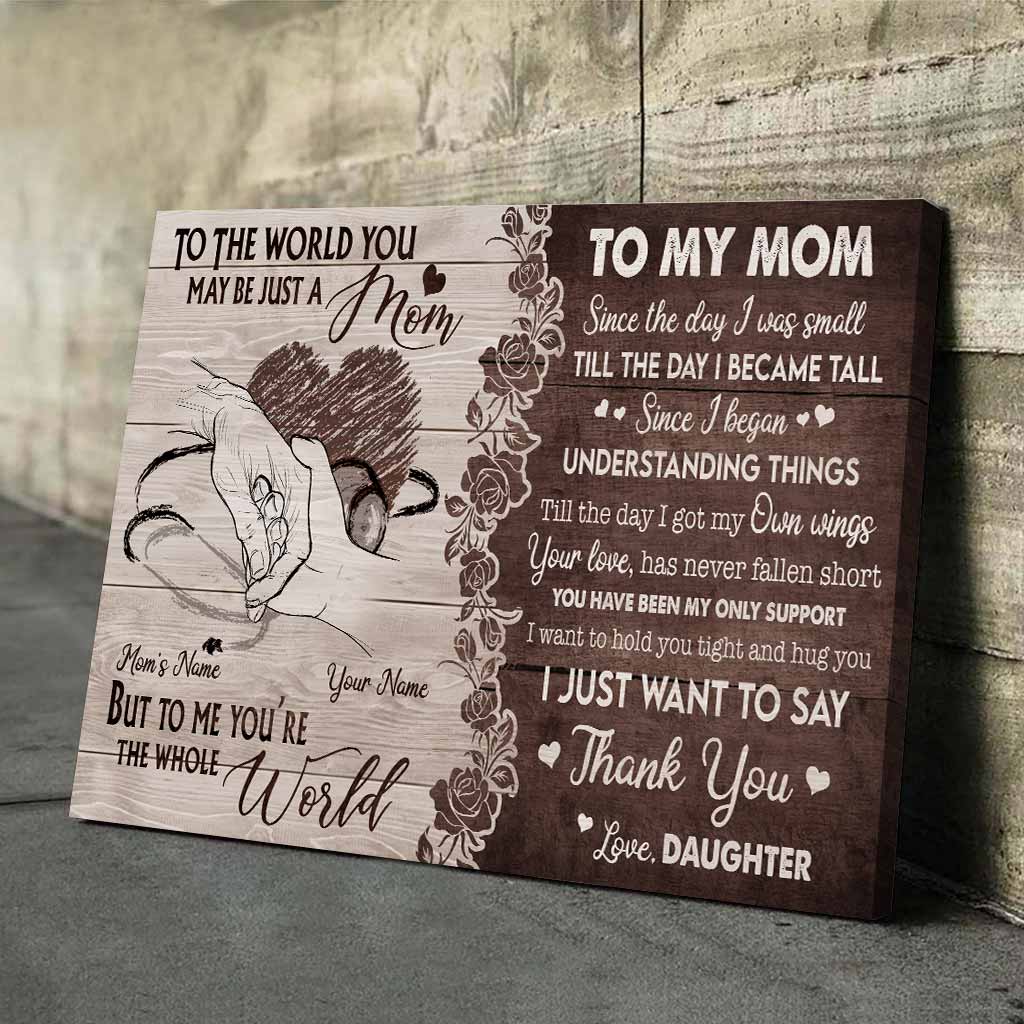 To My Mom - Personalized Mother's Day Nurse Poster