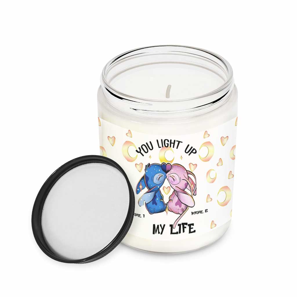 You Light Up My Light - Personalized Ohana Candle