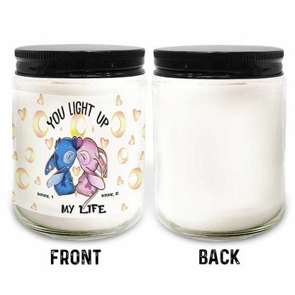 You Light Up My Light - Personalized Ohana Candle