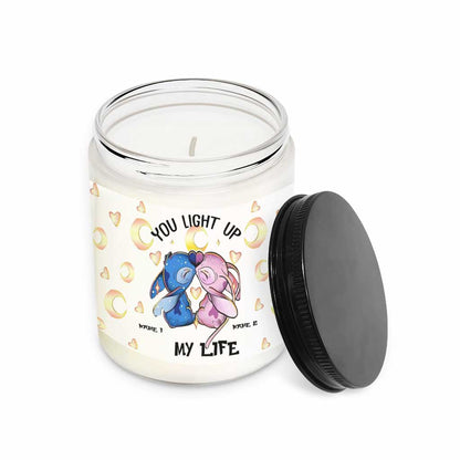 You Light Up My Light - Personalized Ohana Candle