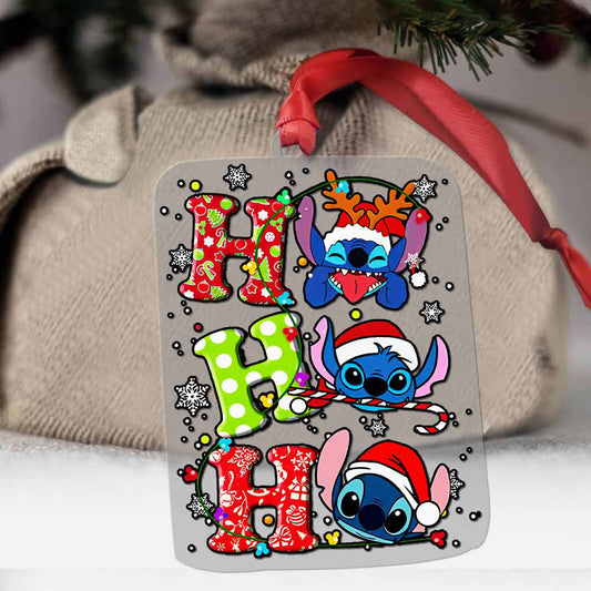 Ho Ho Ho Ohana - Transparent Ornament