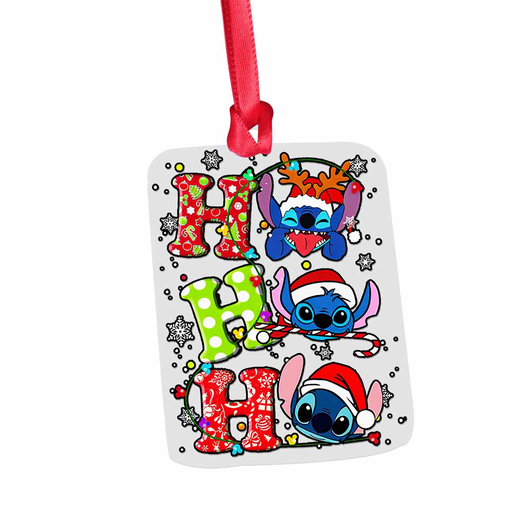 Ho Ho Ho Ohana - Transparent Ornament