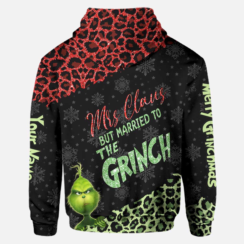 Mrs Claus - Personalized Christmas Couple Hoodie and Leggings