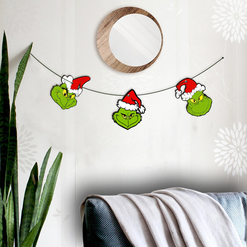 Naughty List - Stole Christmas 3 Pieces Garland