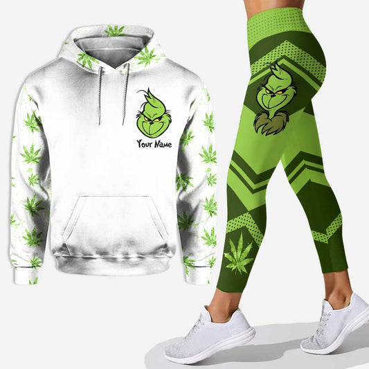 Merry Christmas - Personalized Weed Hoodie and Leggings