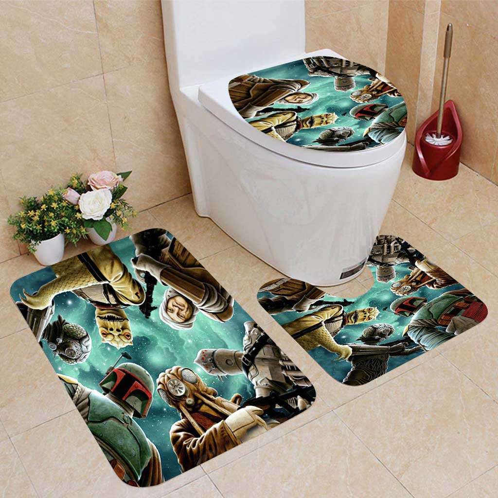 We Saw It - The Force Bathroom Curtain & Mats Set