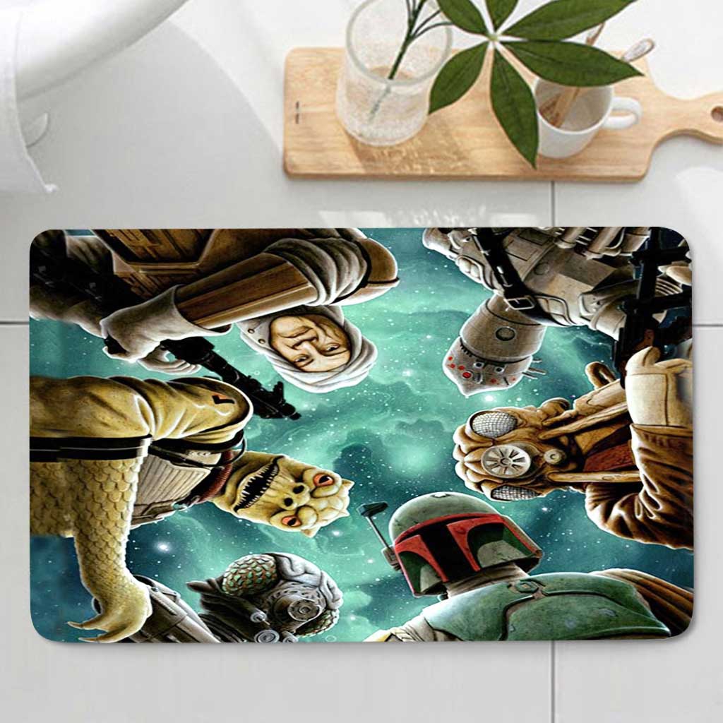 We Saw It - The Force Bathroom Curtain & Mats Set