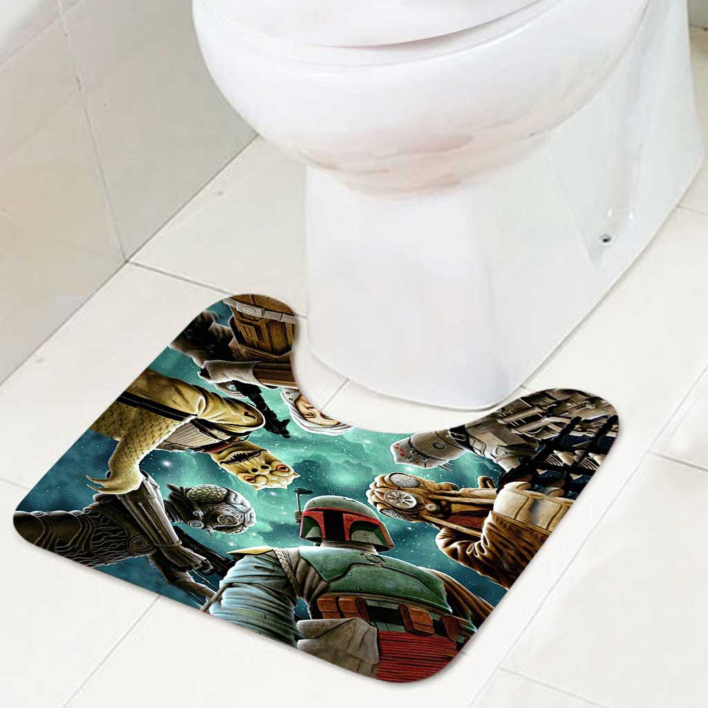 We Saw It - The Force Bathroom Curtain & Mats Set