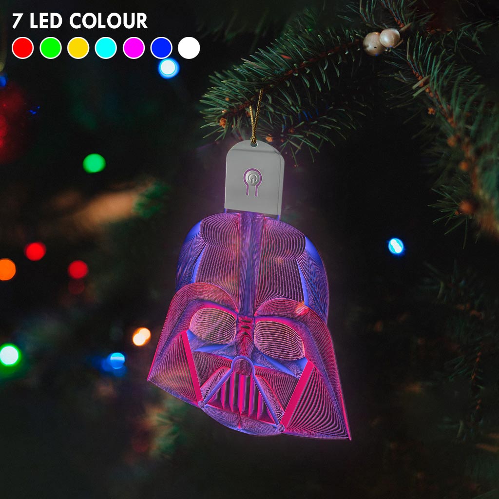 The Emperor Galaxy - Christmas The Force Shaped Led Acrylic Ornament