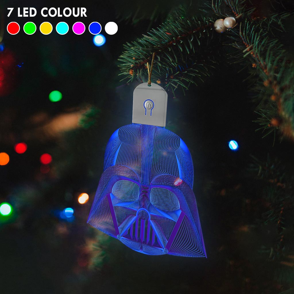 The Emperor Galaxy - Christmas The Force Shaped Led Acrylic Ornament