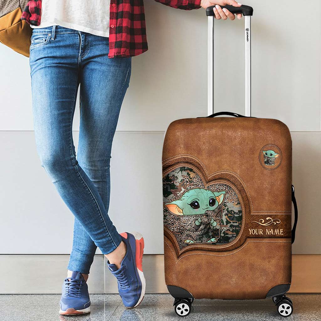 Too Cute I Am - Personalized The Force Luggage Cover