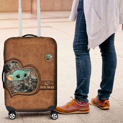 Too Cute I Am - Personalized The Force Luggage Cover