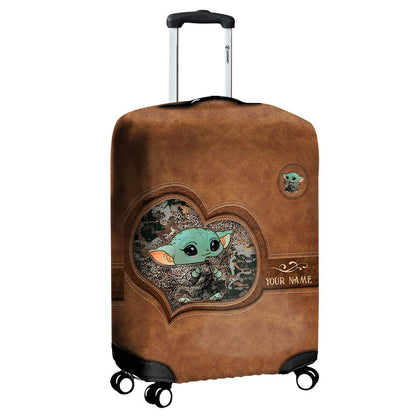 Too Cute I Am - Personalized The Force Luggage Cover