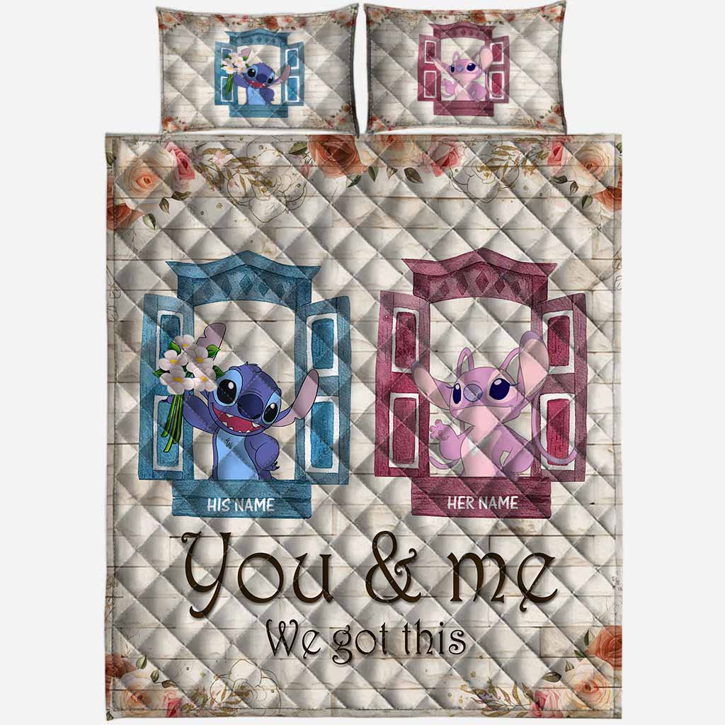 You & Me We Got This - Personalized Quilt Set