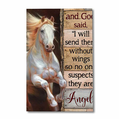 They Are Angels - Horse Poster