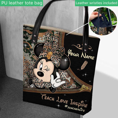 Teach Love Inspire - Personalized Teacher Tote Bag