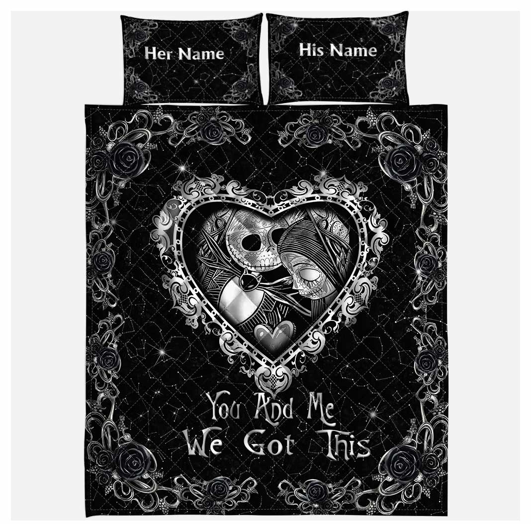 You & Me We Got This - Personalized Nightmare Quilt Set