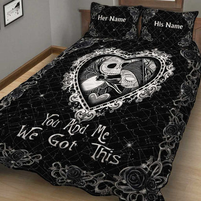 You & Me We Got This - Personalized Nightmare Quilt Set