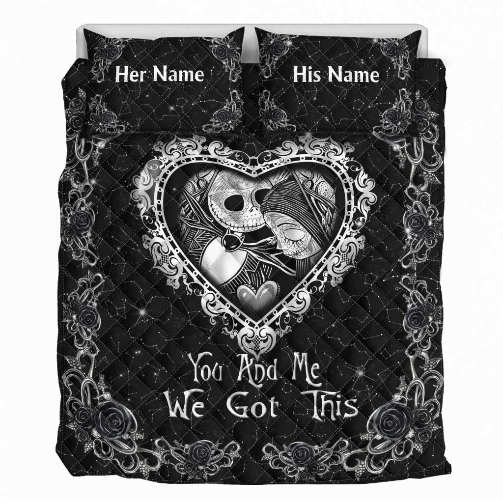 You & Me We Got This - Personalized Nightmare Quilt Set