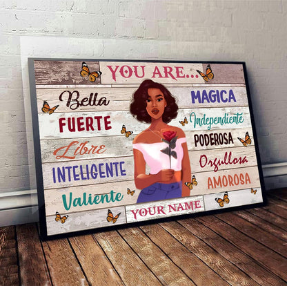 You Are Enough - Latina Women Personalized Poster