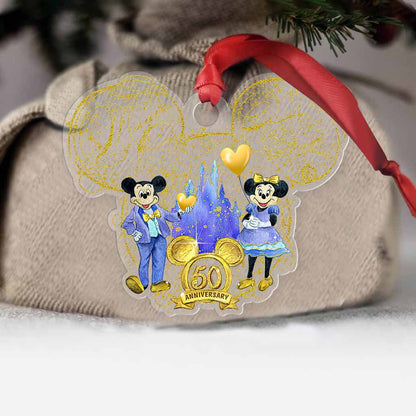 50 Years Of Magic - Mouse Transparent Ornament