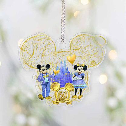 50 Years Of Magic - Mouse Transparent Ornament