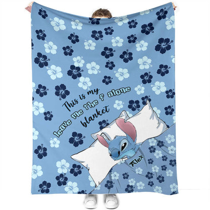 This Is My Leave Me Alone Blanket - Personalized Ohana Blanket