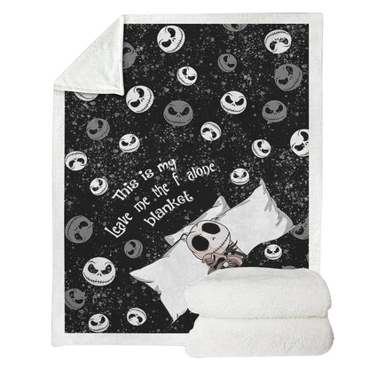 This Is My Leave Me Alone Blanket - Personalized Nightmare Blanket