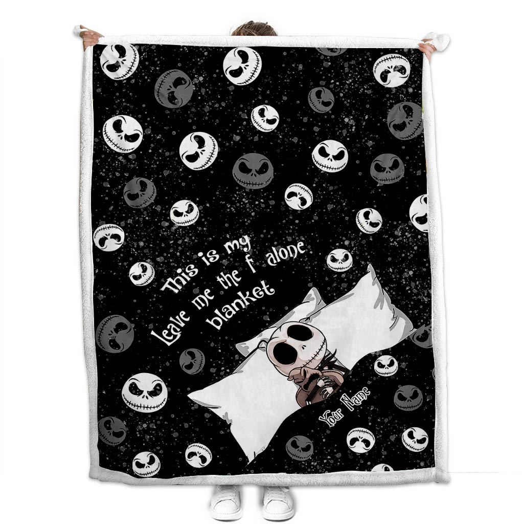 This Is My Leave Me Alone Blanket - Personalized Nightmare Blanket