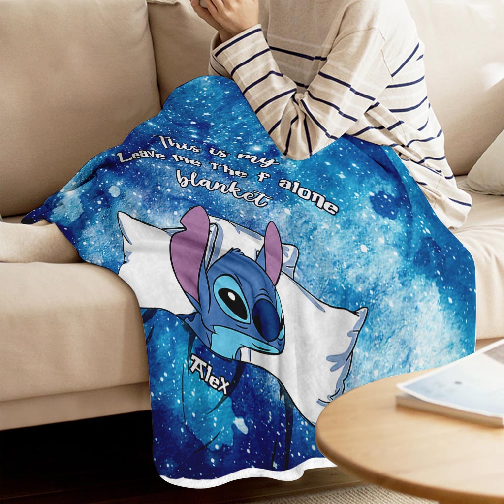 This Is My Leave Me Alone Blanket - Personalized Ohana Blanket