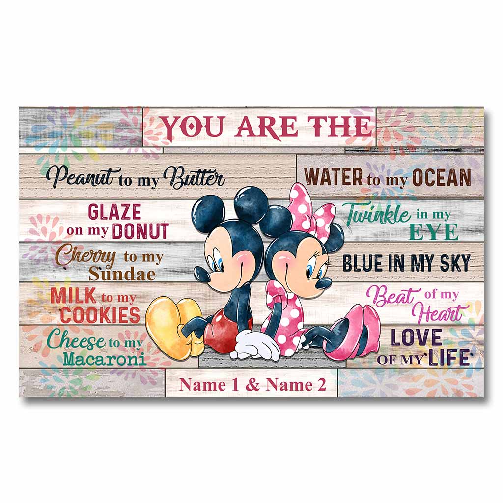 You Are The Love Of My Life - Personalized Couple Mouse Poster