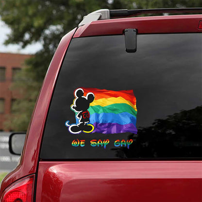 We Say - LGBT Support Decal Full