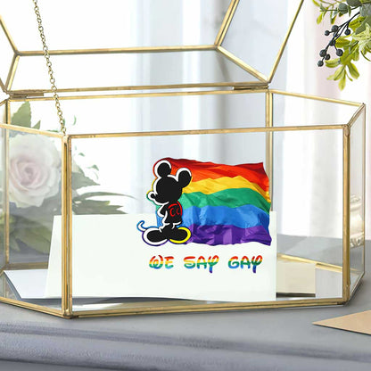 We Say - LGBT Support Decal Full