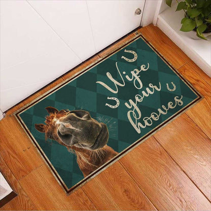 Wipe Your Hooves - Horse Doormat