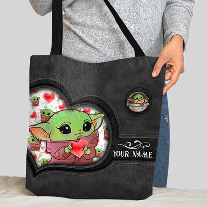 Too Cute I Am - Personalized The Force Tote Bag