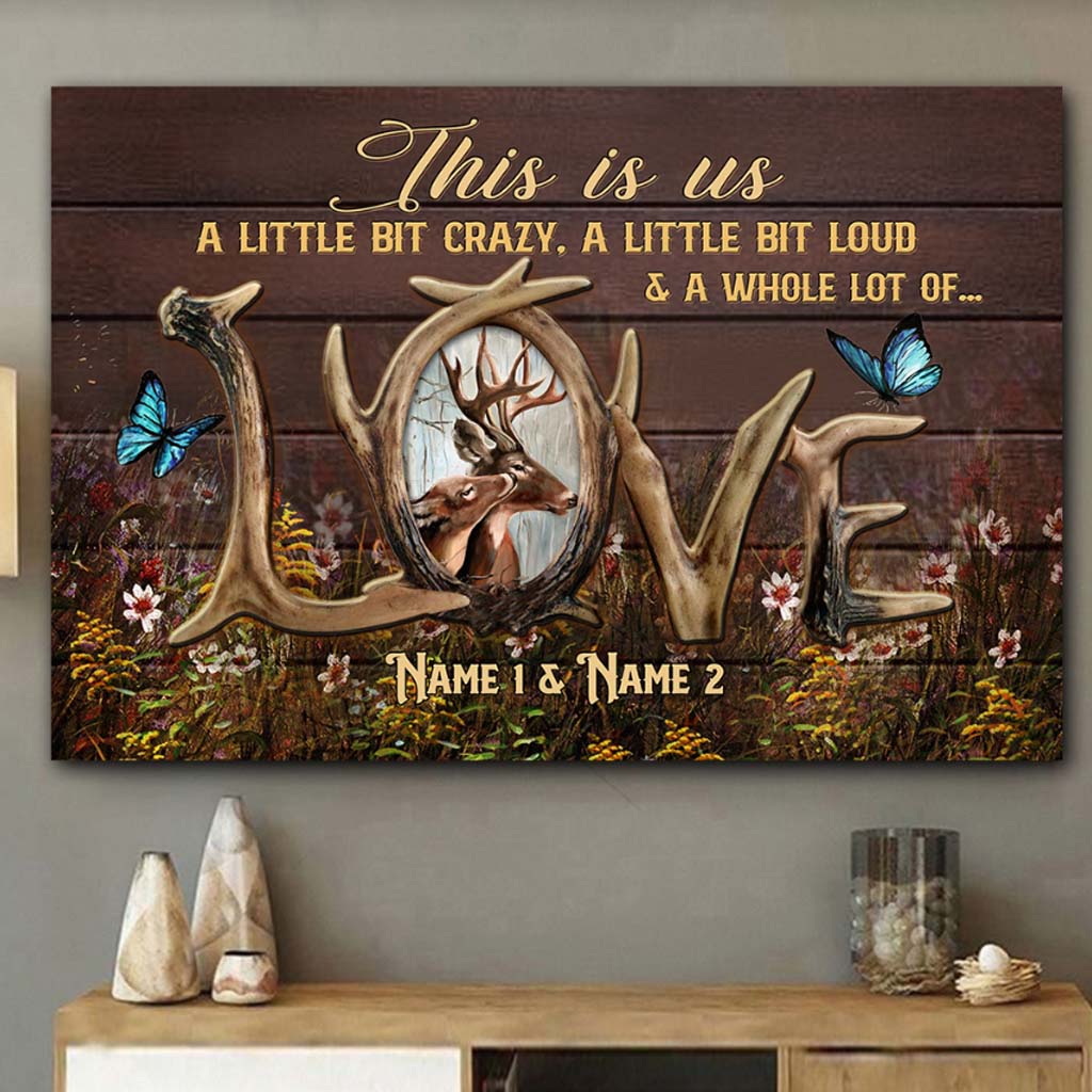 This Is Us - Personalized Couple Hunting Poster