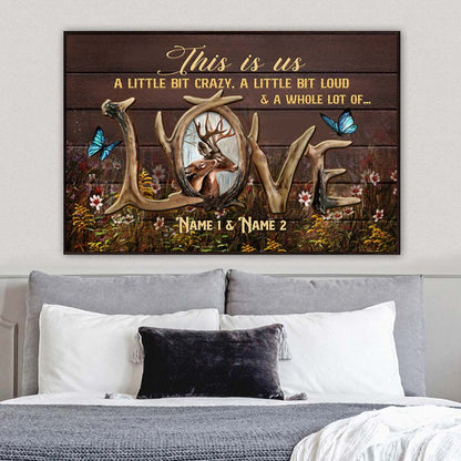 This Is Us - Personalized Couple Hunting Poster