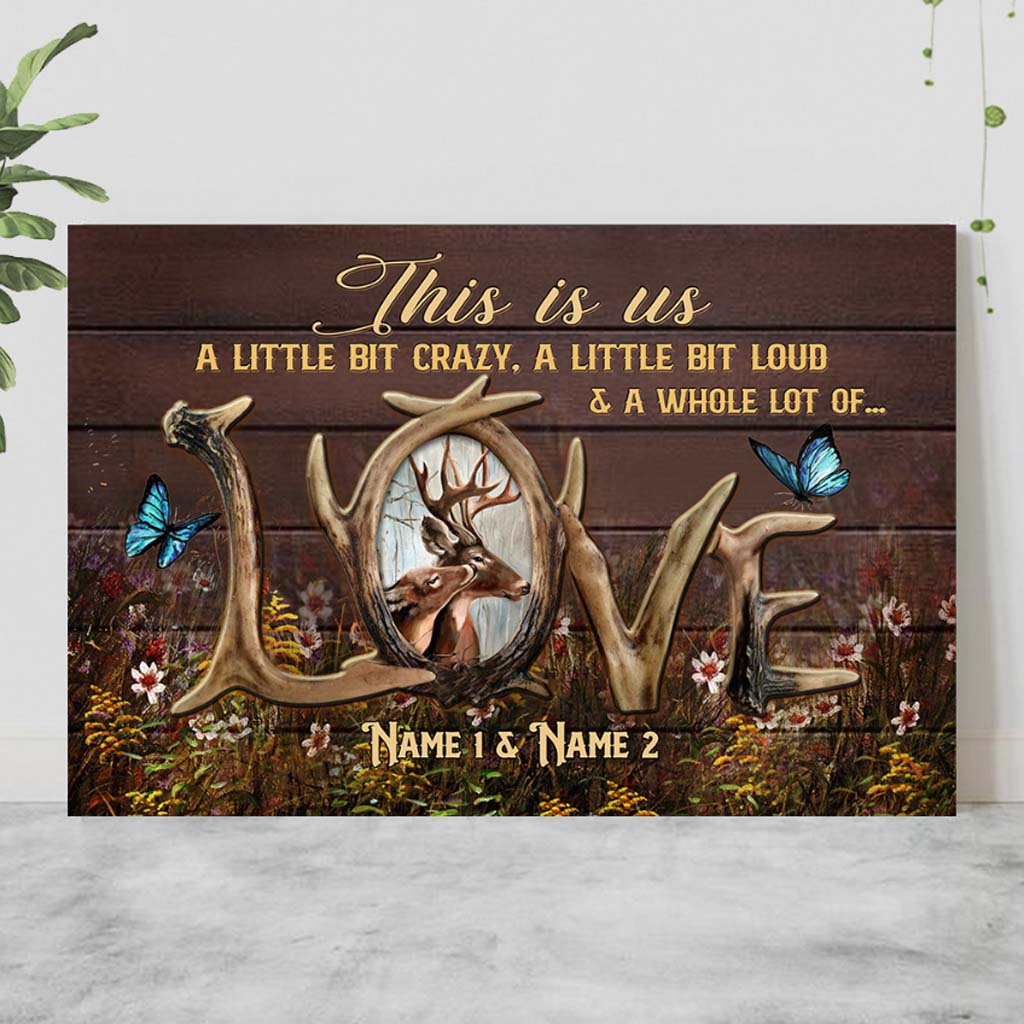 This Is Us - Personalized Couple Hunting Poster