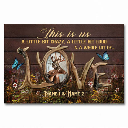 This Is Us - Personalized Couple Hunting Poster