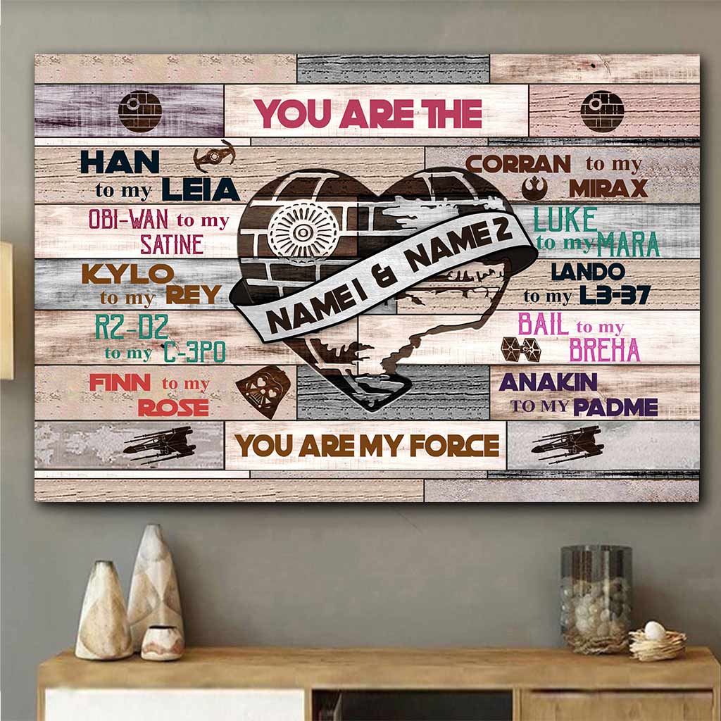 You Are My Force - Personalized Couple Poster