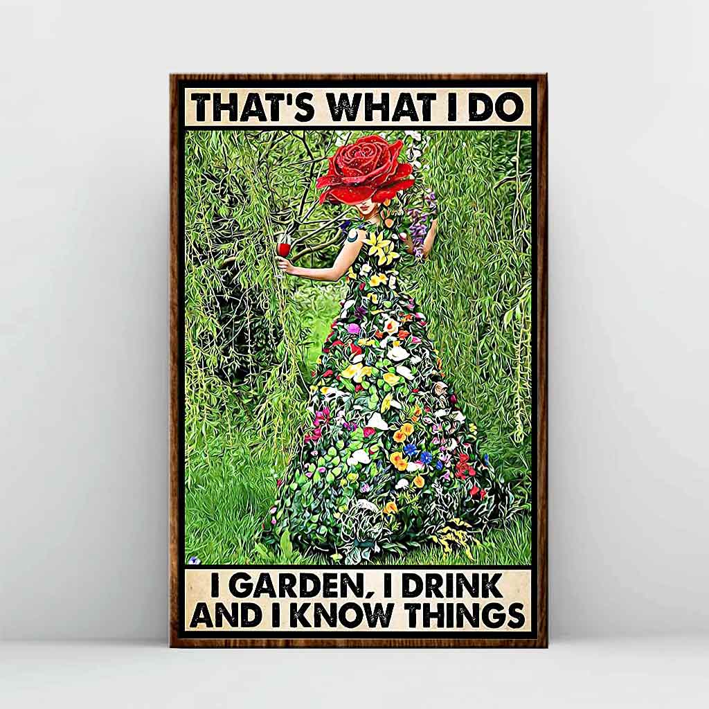 That's What I Do - Gardening Poster 112021