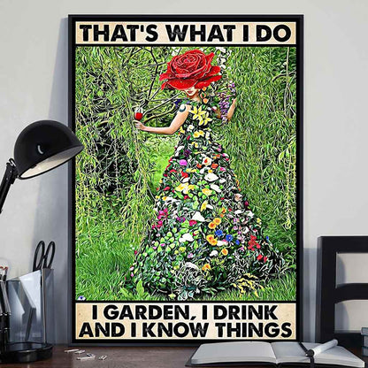 That's What I Do - Gardening Poster 112021