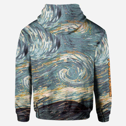 The Child Beautiful Starry Night - Personalized The Force Hoodie and Leggings