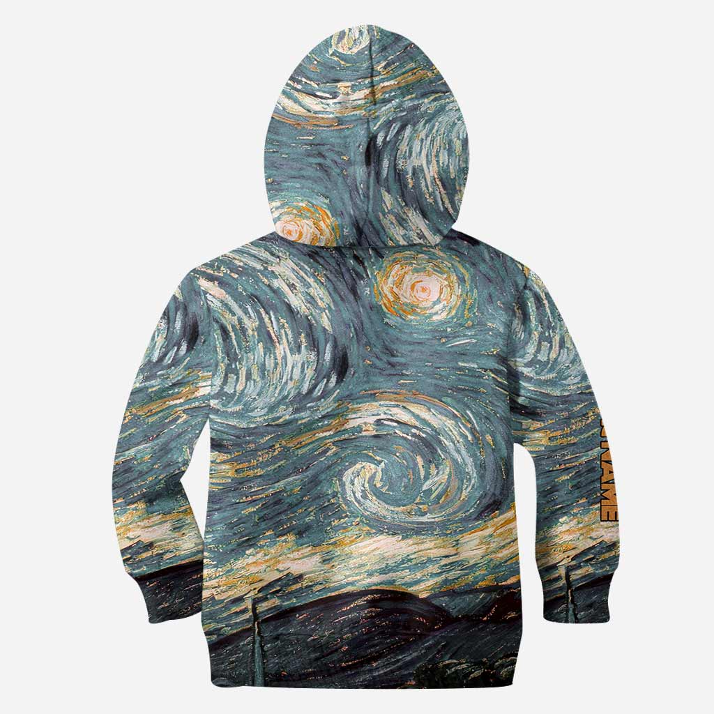 The Child Beautiful Starry Night - Personalized The Force Hoodie and Leggings