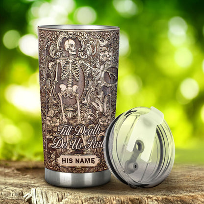 Till Death Do Us Part - Personalized Couple Tumbler