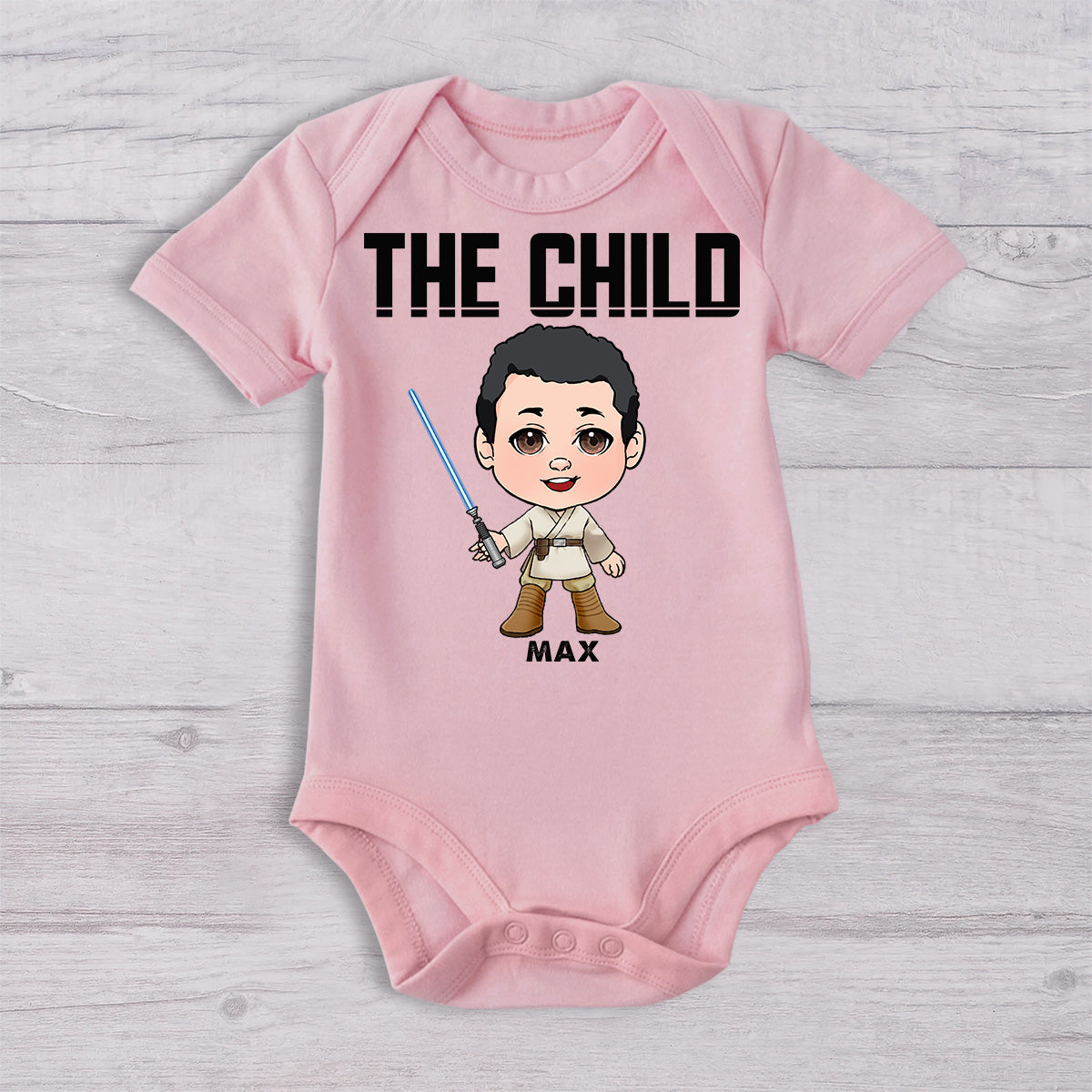 The Dadalorian This Is The Way - Personalized Father T-shirt And Baby Onesie