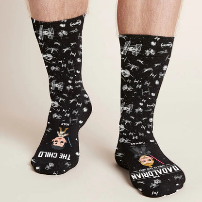 The Dadalorian This Is The Way - Personalized Father Socks