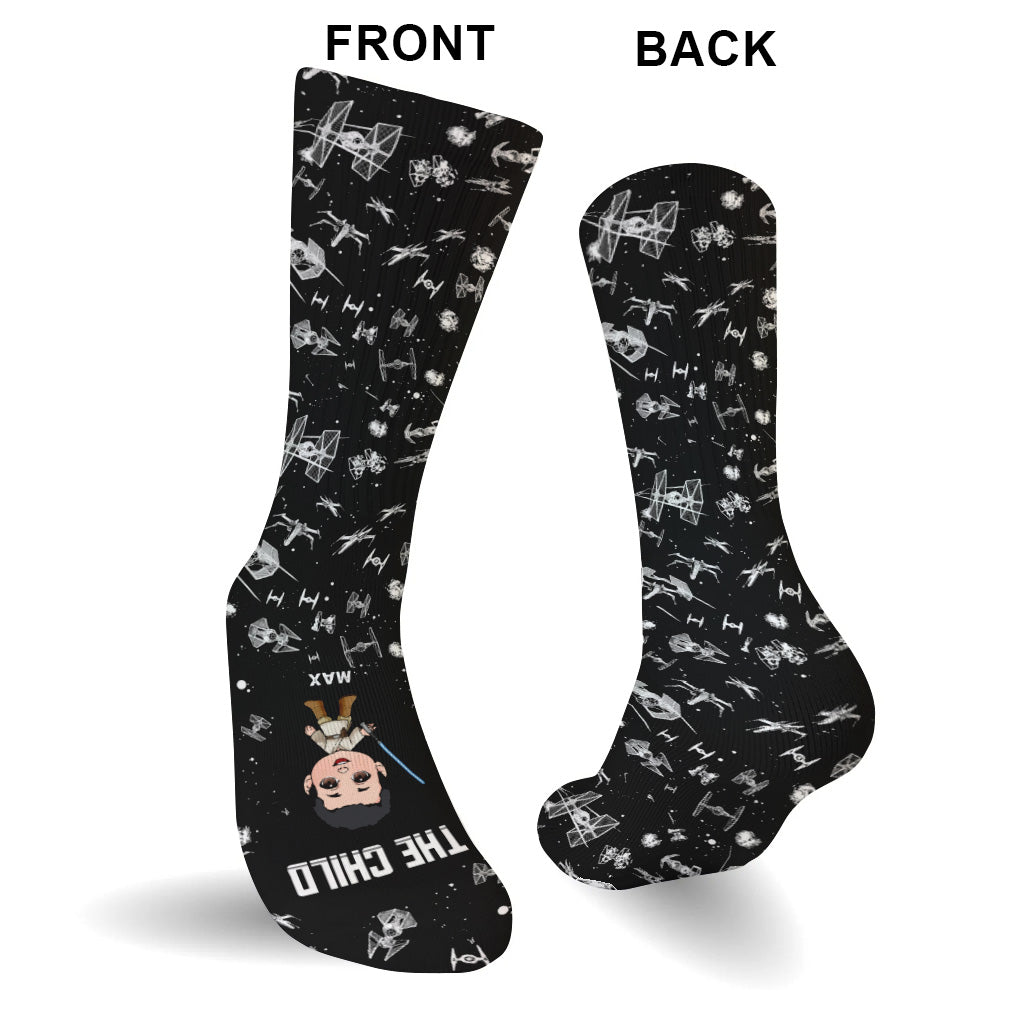 The Dadalorian This Is The Way - Personalized Father Socks